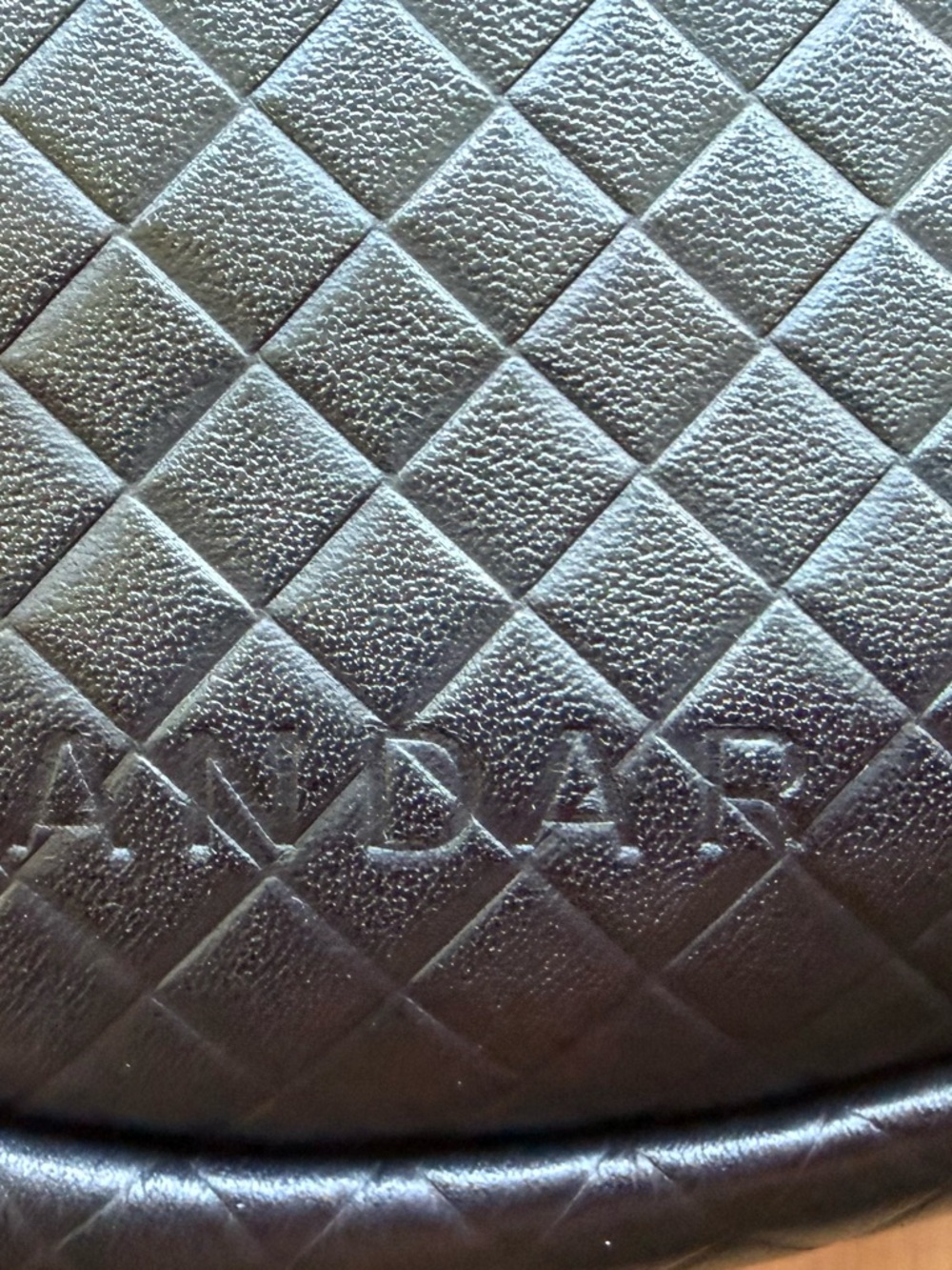Andar Tatum Bag (Jet Black Woven Leather) - Picture 9 of 9